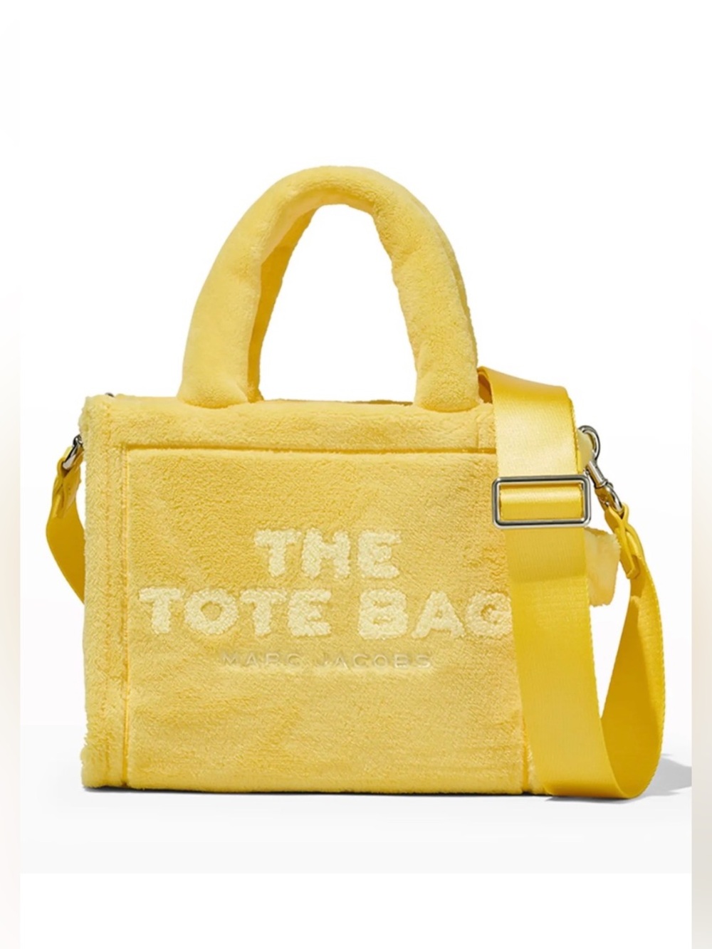 Marc Jacobs Plush Yellow 'The Tote Bag' with Adjustable Strap
